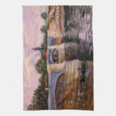 Van Gogh Seine, met Pont del Grande Jette Theedoek (Verticaal)