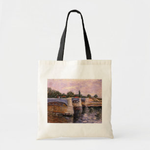 Van Gogh Seine rivier met Pont del Grande Jette Tote Bag