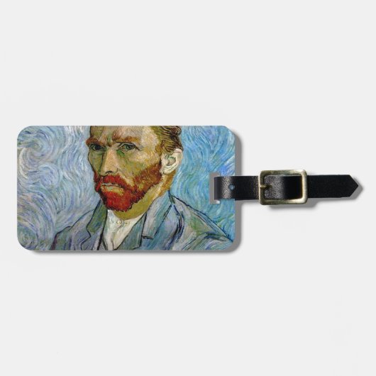 Van Gogh Self Portrait Bagagelabel (Voorkant horizontaal)