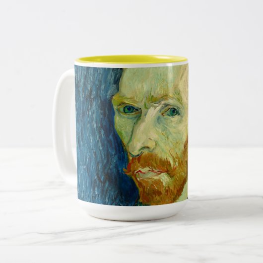 Van Gogh Self Portrait Coffee Mug (Devant gauche)