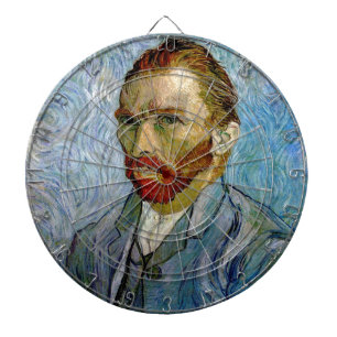 Van Gogh Self Portrait Dartbord