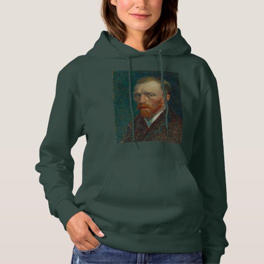 Van Gogh Self Portrait  Hoodie (Voorkant)