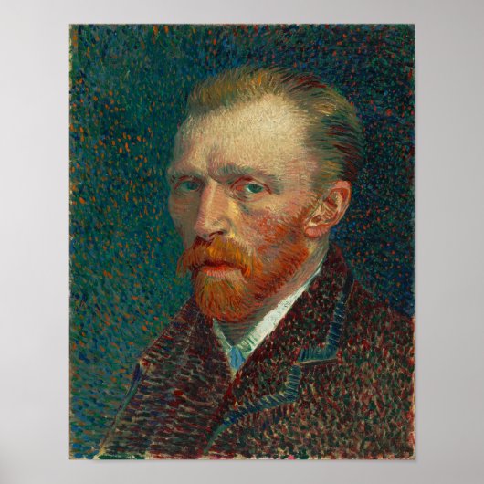 Van Gogh Self Portrait Poster (Voorkant)