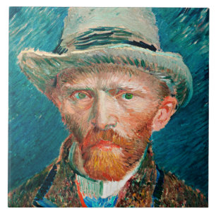 Van Gogh - Self-Portrait Tegeltje