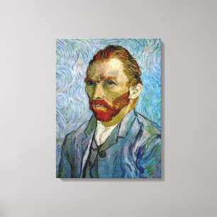 Van Gogh Self Portrait Wrapped Canvas Afdruk