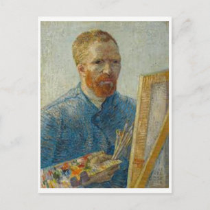 Van Gogh - Self Portret - Art Post Card Briefkaart