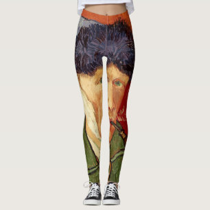 Van Gogh Self-portret met gebandatuurde Oorsprong Leggings