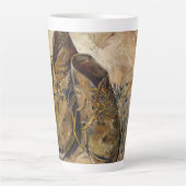 Van Gogh Shoes Latte Mug Mok (Voorkant)