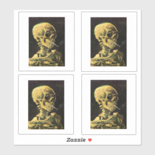 Van Gogh, Skelet met sigaret Sticker