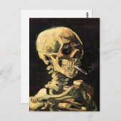 Van Gogh Skull met verbluffende Briefkaarten (Voorkant / Achterkant)