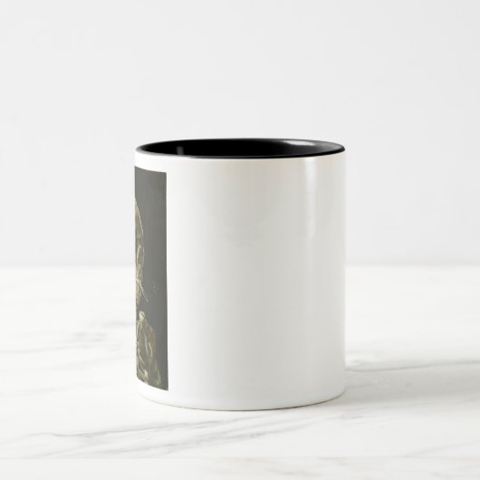 van gogh Skull Tweekleurige Koffiemok (Center)