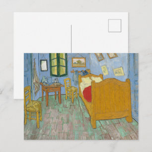 Van Gogh Slaapkamer in Arles - Klassiek Geel & Bla Briefkaart