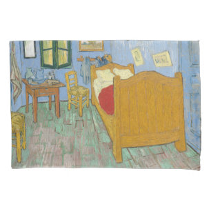 Van Gogh Slaapkamer in Arles - Klassiek Geel & Bla Kussensloop