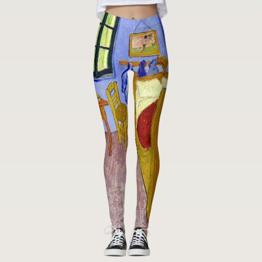Van Gogh Slaapkamer in Arles Leggings (Voorkant)