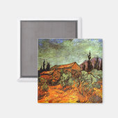 Van Gogh - Snowy Landscape Magneet (Voorkant / Achterkant)