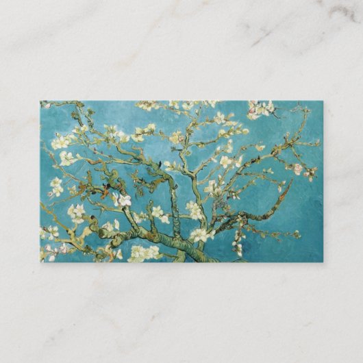 Van Gogh springbloesems op maat gemaakte visitekaa Visitekaartje (Voorkant)