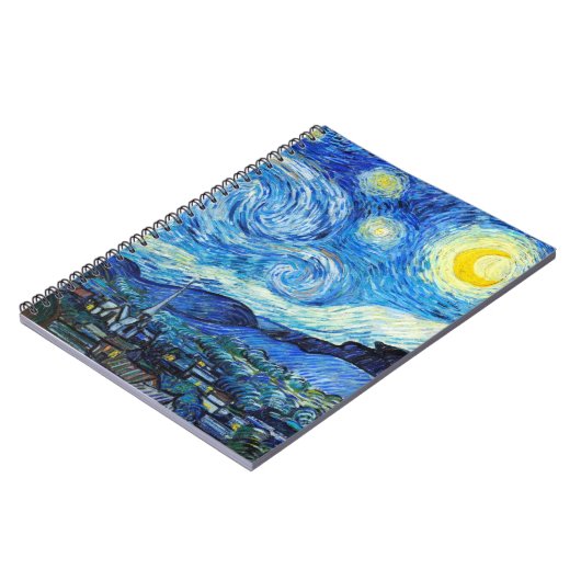 Van Gogh Starry Carnet d'écriture d'art nocturne (Côté gauche)