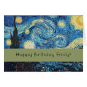 Van Gogh Starry Classic Nuit Impressionnisme Art (Devant horizontal)