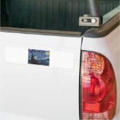 Van Gogh Starry Nacht Bumpersticker (Op Truck)