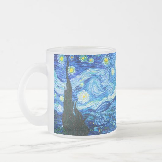 Van Gogh Starry Night Matglas Koffiemok (Links)
