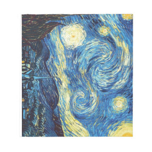 Van Gogh Starry Night Notepad (40 pagina's) Notitieblok