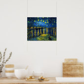 Van Gogh - Starry Night over the Rhone Poster (Cuisine)
