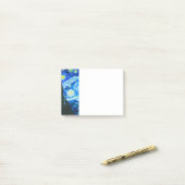 Van Gogh Starry Night Post-it® Notes (Op bureau)