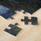 Van Gogh Starry Nuit 8x10 Puzzle photo avec Tin (Côté)