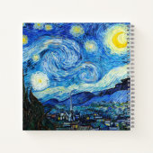 Van Gogh Starry Nuit Impressionnisme Carnet d'art (Dos)