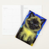 Van Gogh Starry Nuit Siamese Cat (Devant avec enveloppe)