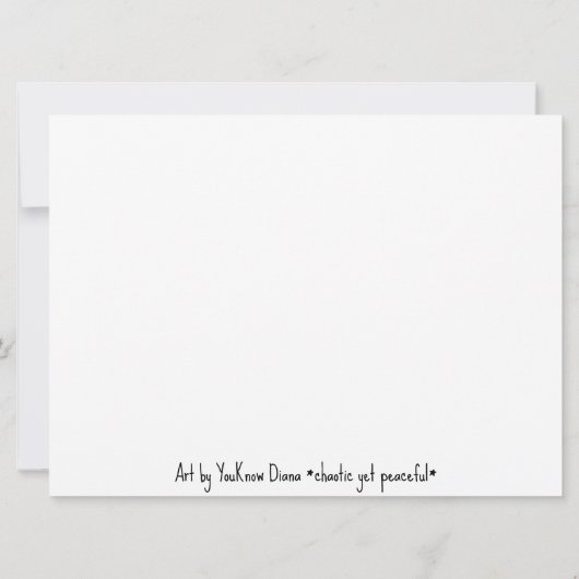 Van Gogh Starry Nuit Violet Art Imprimer Carte Pla (Dos)