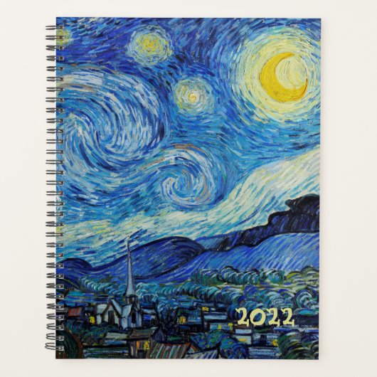 Van Gogh Starry Peinture nocturne hebdomadaire men (Devant)