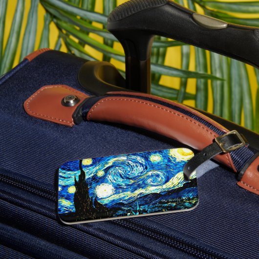 Van Gogh - Sterrennacht Bagagelabel (Voorkant Insitu 3)