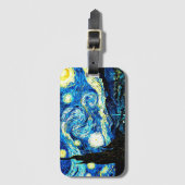 Van Gogh - Sterrennacht Bagagelabel (Voorkant (verticaal))