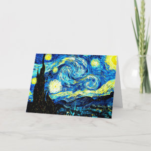Van Gogh - Sterrennacht, beroemd schilderij Kaart
