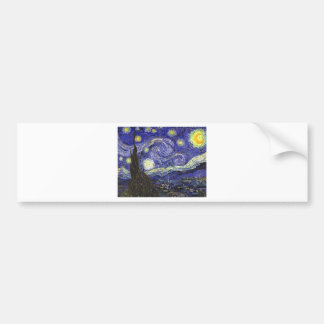 Van Gogh Sterrennacht Bumpersticker