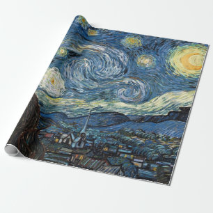 Van Gogh Sterrennacht Cadeaupapier