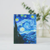 Van Gogh Sterrennacht Card (Staand voorkant)