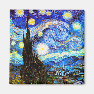 Van Gogh Sterrennacht Fine Art Magneet