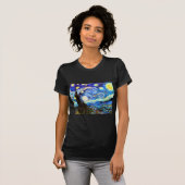 Van Gogh Sterrennacht Fine Art T-shirt (Voorkant volledig)