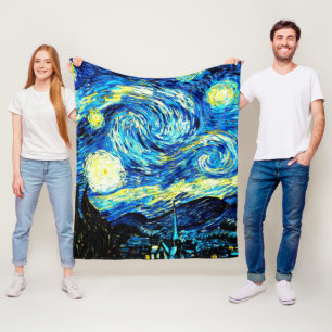 Van Gogh - Sterrennacht Fleece Deken