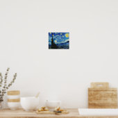 Van Gogh Sterrennacht. Impressionisme  kunst Poster (Keuken)