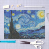 Van Gogh Sterrennacht. Impressionisme  kunst Tissuepapier (Craft)