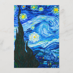 Van Gogh Sterrennacht Informatiekaartje