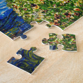 Van Gogh Sterrennacht - kerstboom Legpuzzel (Zijkant)