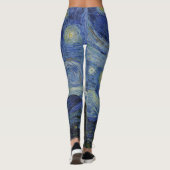Van Gogh - Sterrennacht Leggings (Achterkant)