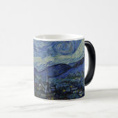 Van Gogh Sterrennacht Magische Mok (Voorkant rechts)