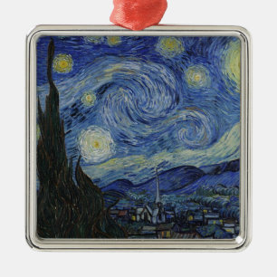 Van Gogh Sterrennacht Metalen Ornament