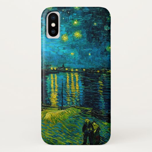 Van Gogh Sterrennacht over de Rhône Case-Mate iPhone Case (Achterkant)