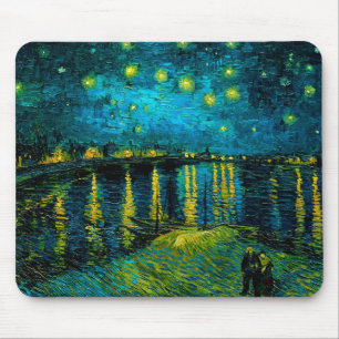 Van Gogh Sterrennacht over de Rhône Muismat